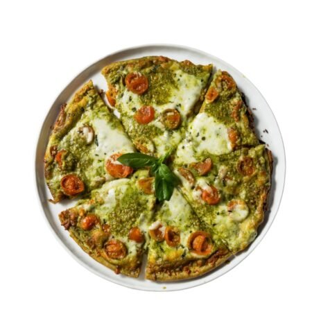 Pesto Chicken Garden Pizza
